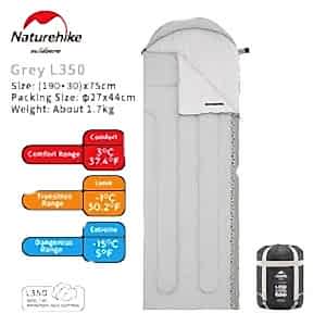 Naturehike L350 Zarf Tarzı Kapüşonlu Uyku Tulumu -15°C